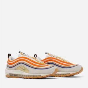 Nike Air Max 97 Frank Rudy Cream and Orange Sneakers Men’s size 8 NEW